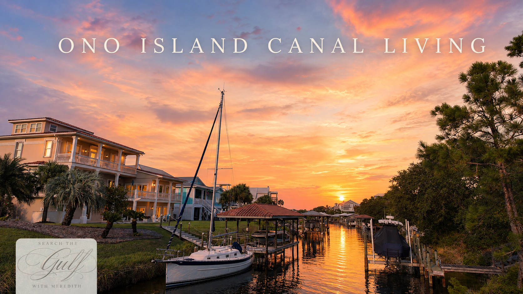 Canal Living Homes For Sale Ono Island